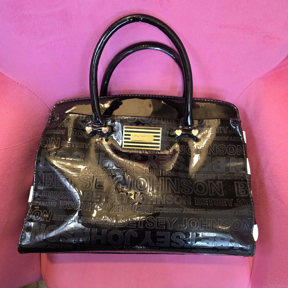 Betsey Johnson Black Handbag
